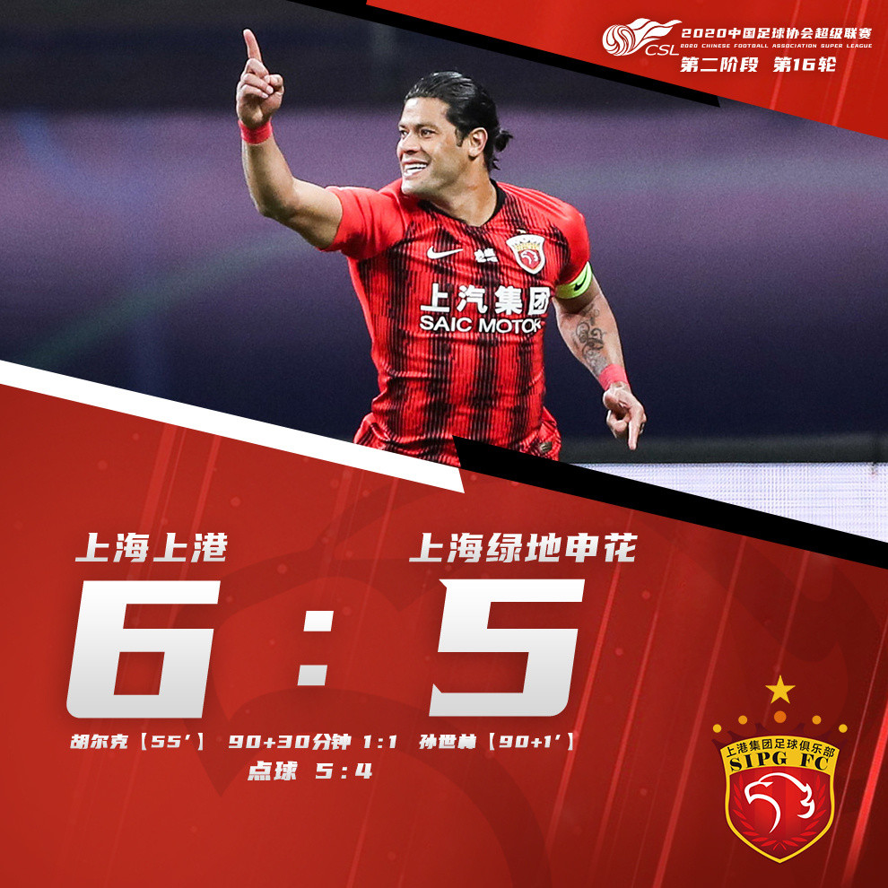 2-1惊险逆转！上海德比战中海港险胜申花