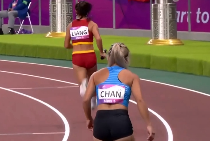 闪耀的铜色荣耀，中国队女子4X100米混合接力勇夺铜牌