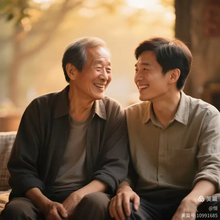 父子重逢，跨越时光的亲情纽带