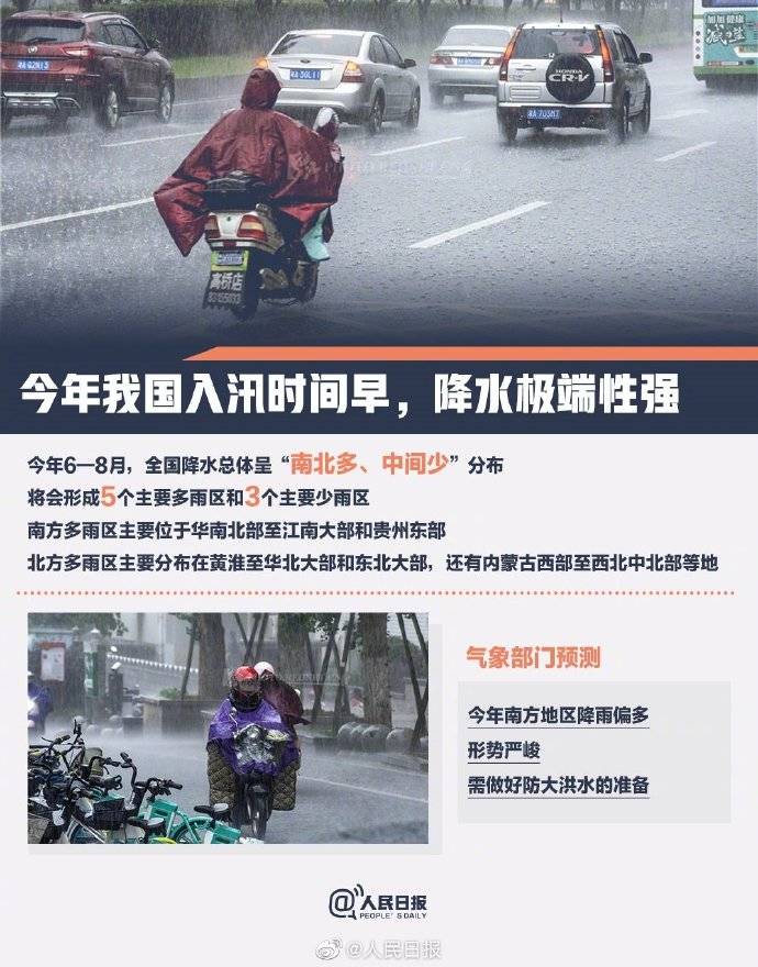 新一轮强降雨来袭，这些地区需严阵以待，共筑防灾防线