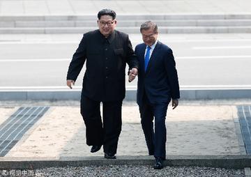 韩议长北京之行，与金正恩的握手时刻