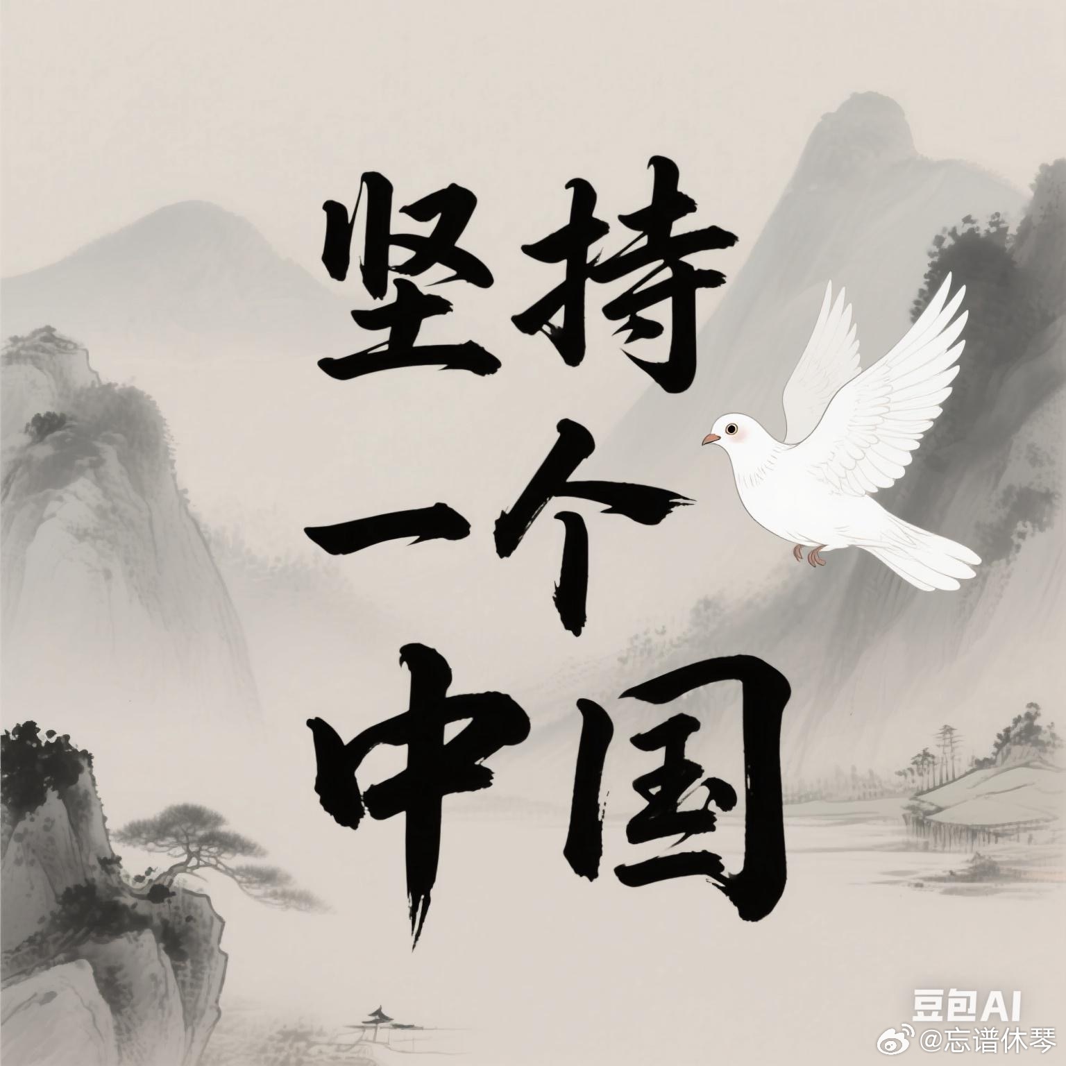 武契奇论台湾问题，坚持一个中国原则的坚定立场
