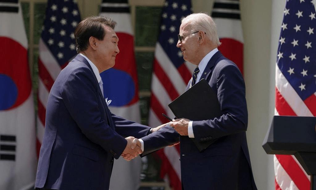 韩美总统会晤，共谋未来，巩固同盟关系的基石