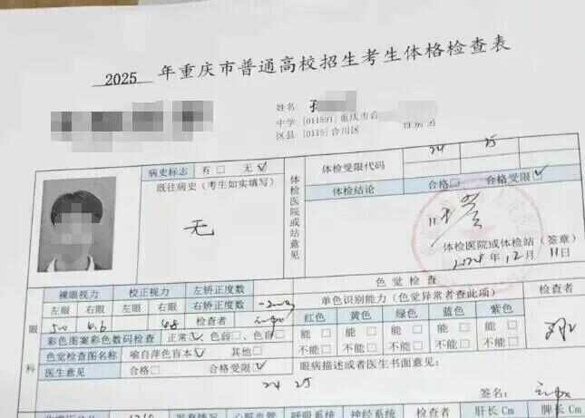 色弱学生被退学，应重新审视高考体检结果的重要性与公正性