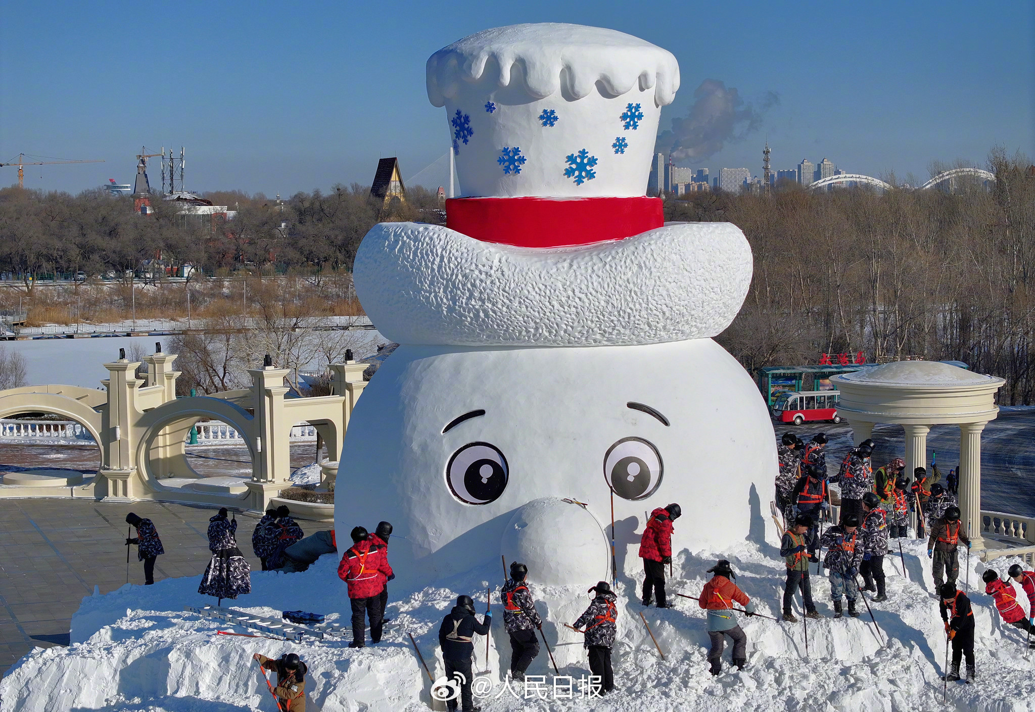 冰雪奇缘背后的环保启示,哈尔滨大雪人重生记 冰雪奇缘背后的环保启示,哈尔滨大雪人重生记
