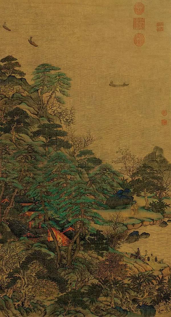 雪落鸣沙山，敦煌水墨丹青开